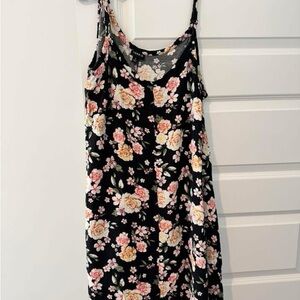 Torrid Black Floral Dress
